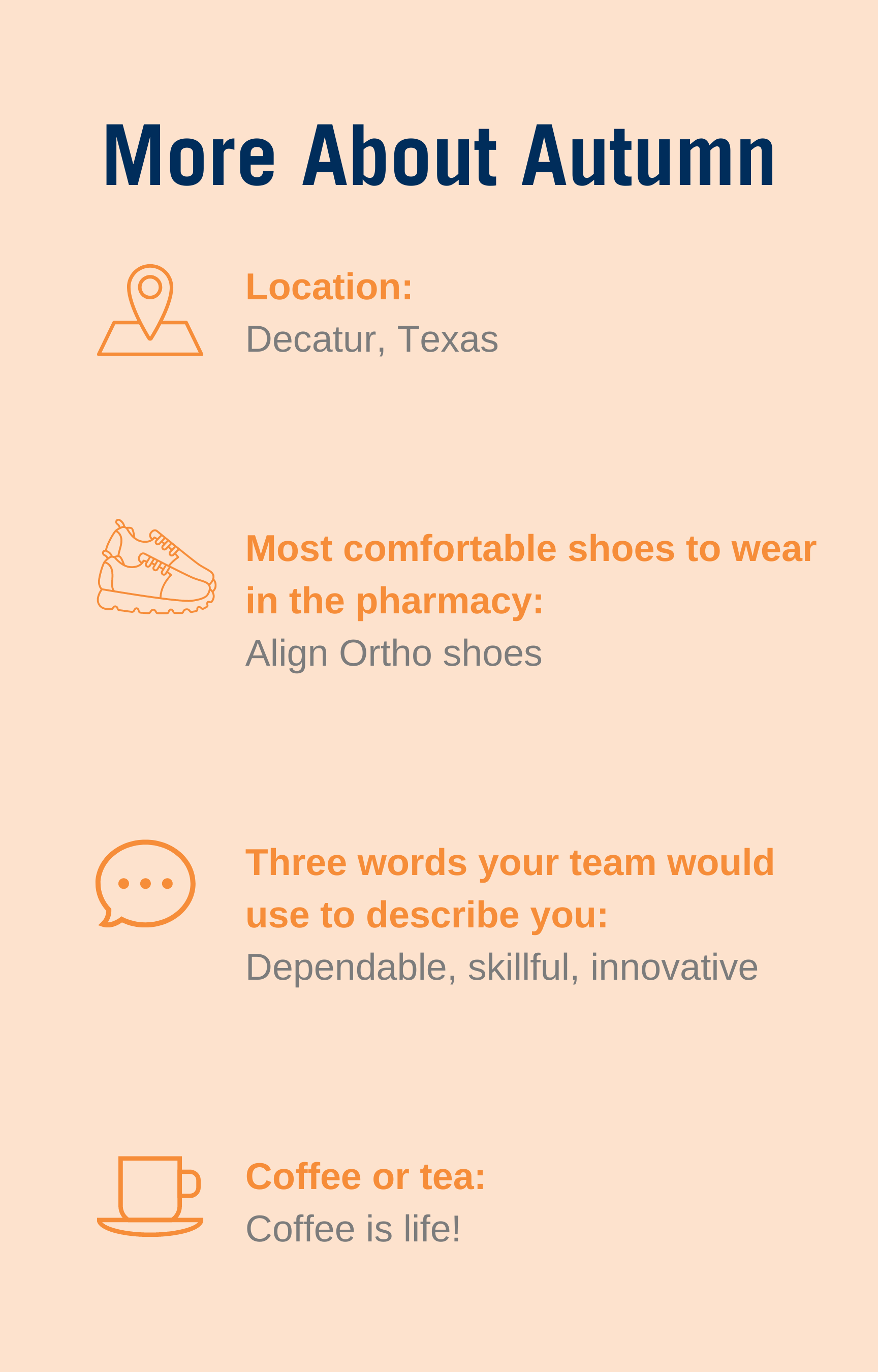 More About