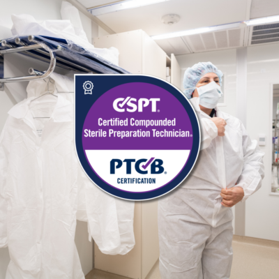 PTCB Certified Compounded Sterile Preparation Technician (CSPT) digital badge